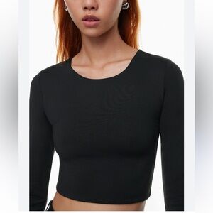 Babaton Black Long Sleeve Top